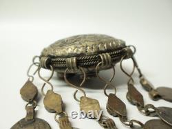 Ancienne Fibule Berbère du Maroc moyen-Atlas argent bas titre XXe siècle Ancienne Fibule Berbère du Maroc moyen-Atlas argent bas titre XXe siècle