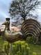 Ancienne Girouette Coq De Clocher Cuivre Rivet&eacute; Antique Weather Vane Normandie