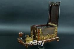 Ancienne Grande cave Boite à cigare Tabac Napoleon 3 système st. Guillaume Thiel