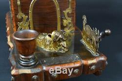 Ancienne Grande cave Boite à cigare Tabac Napoleon 3 système st. Guillaume Thiel