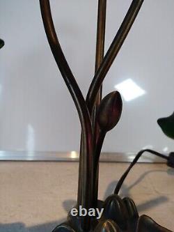Ancienne Lampe Nymphéa Art Nouveau Objet Collection