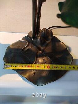 Ancienne Lampe Nymphéa Art Nouveau Objet Collection