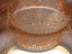 Ancienne PRESSE à Jus de Viande En fonte Objet d'art populaire VB2014