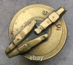 Ancienne Pile De Poids Charlemagne Godet Bronze Balance Peson Nuremberg