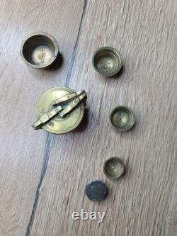 Ancienne Pile De Poids Charlemagne Godet Bronze Balance Peson Nuremberg