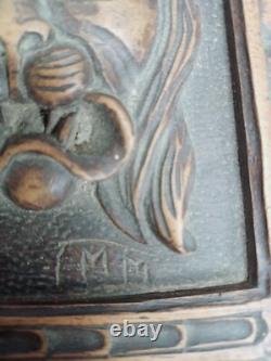 Ancienne boîte coffret bijoux Forêt Noire bois sculpté antiquité XIX ème siècle