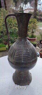 Ancienne cruche à décor de godrons maghreb perse art islamique