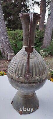 Ancienne cruche à décor de godrons maghreb perse art islamique