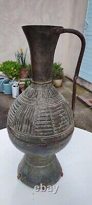 Ancienne cruche à décor de godrons maghreb perse art islamique