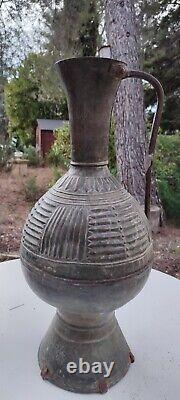 Ancienne cruche à décor de godrons maghreb perse art islamique