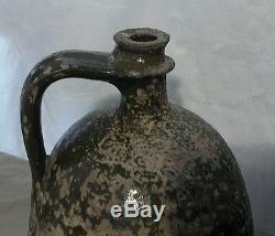 Ancienne cruche à huile de noix poterie Chapelle des pots Charente XVIII ème