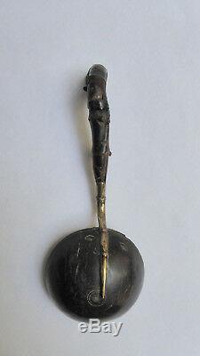 Ancienne cuillère à Thé Bambou Dinh Coco Laiton Nguyen dynastie INDOCHINE 19ème