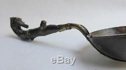 Ancienne cuillère à Thé Bambou Dinh Coco Laiton Nguyen dynastie INDOCHINE 19ème