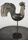 Ancienne Girouette Coq Clocher &eacute;glise Zinc Cuivre Art Populaire 2461