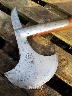 Ancienne hache d'abordage fireman's axe boarding axe WARD PAYNE SHEFFIELD