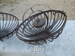 Ancienne lanterne lampe à huile sphère armillaire de marine, 33cm. 19 ème siècle