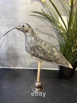 Anciens leurres appelants de chasse en Liège sculpté peint 19eme