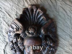 Ange en bois sculpté 18ème siècle