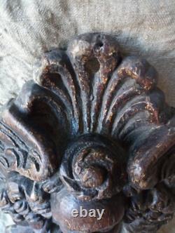 Ange en bois sculpté 18ème siècle