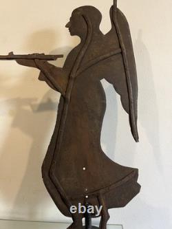 Ange, girouette, fer forgé