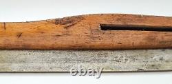 Antique 1810 Ancien patin à glace bois I SORBY SHEFFIELD BOULTBEES, nom Wilson