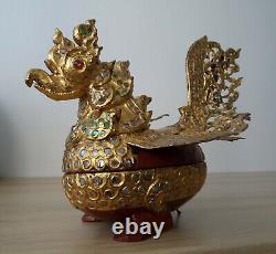 Antique Burmese lacquer Hinta offering Hsun Ok laque Birmanie Birman Myanmar