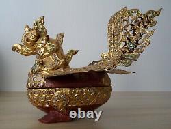 Antique Burmese lacquer Hinta offering Hsun Ok laque Birmanie Birman Myanmar