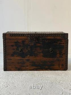 Antique Coffre de Transport en bois chinois Fin XIXème début XXème