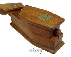 Antique Tabatière à système En Forme De Cerceuil Repose En Paix snuf box