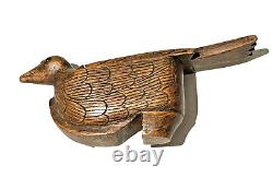 Antique tabatière sabot à l'oiseau