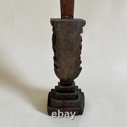 Art Populaire Du XVIIe Et Xixe Siècle Crucifixion Bois Sculpté Époque Louis XIII