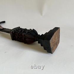 Art Populaire Du XVIIe Et Xixe Siècle Crucifixion Bois Sculpté Époque Louis XIII