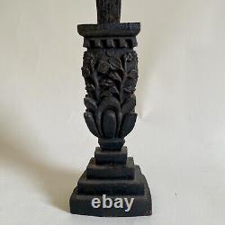 Art Populaire Du XVIIe Et Xixe Siècle Crucifixion Bois Sculpté Époque Louis XIII