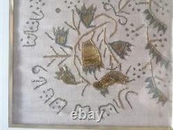 Art Populaire Perse-broderie-soie (zardozi) XIX Ème Siècle