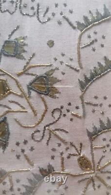 Art Populaire Perse-broderie-soie (zardozi) XIX Ème Siècle