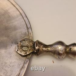 Asie Grande cuillère de service (riz.) en argent et bronze argenté L. 30,5