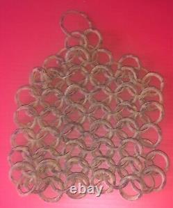 Authentique coquille cotte de maille annulaire médiéval Moyen-âge Renaissance