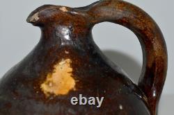 -BELLE CRUCHE CRUCHON XVIIIe Perigourdine périgord Belle glaçure Marron déco