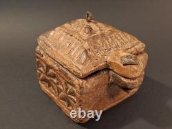 BOITE A TIKKA INDIENNE / INDE 19 ème SIECLE /BOITE A EPICE HINDOUE