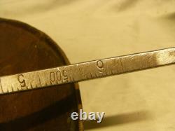 Balance Systeme 4 Mesure Dite Romaine Plateau Art Populaire Bronze Fer Forge