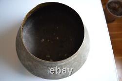 Bassin tâs cuivre art islamique écriture kufique