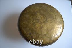 Bassin tâs cuivre art islamique écriture kufique