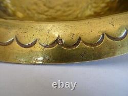 Bassine Cul Poule Laiton XVIII Cuisine Bassin Mixing Bowl Brass Kitchen French