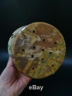 Beau Et Rare Porte-cuilleres Cuillerier Terre Vernissée Haute-savoie Art Populai