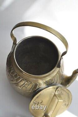 Bouilloire en cuivre jaune Circa 1800
