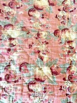 Boutis Ancien Couverture Piquée Tissu Lin Antique Victorian Linen Fabric quilt