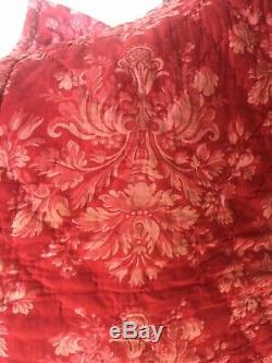 Boutis Ancien Nap III Couverture Piquée Tissu Ancien Antique Victorian Fabric
