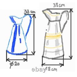 Brocs anciens en email set de 2 pour décoration intérieure ou extérieure