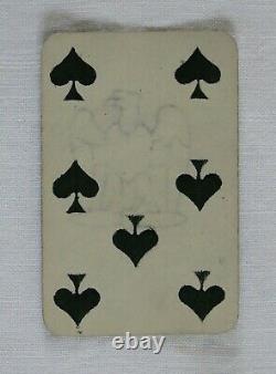 CARTE à JOUER, ancien jeu de cartes, aigle impérial, filigrane, cartes anciennes