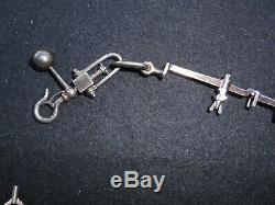 CHAÎNE CHEF D' OEUVRE D' AJUSTEUR ou HORLOGER COMPAGNON DU DEVOIR ART POPULAIRE